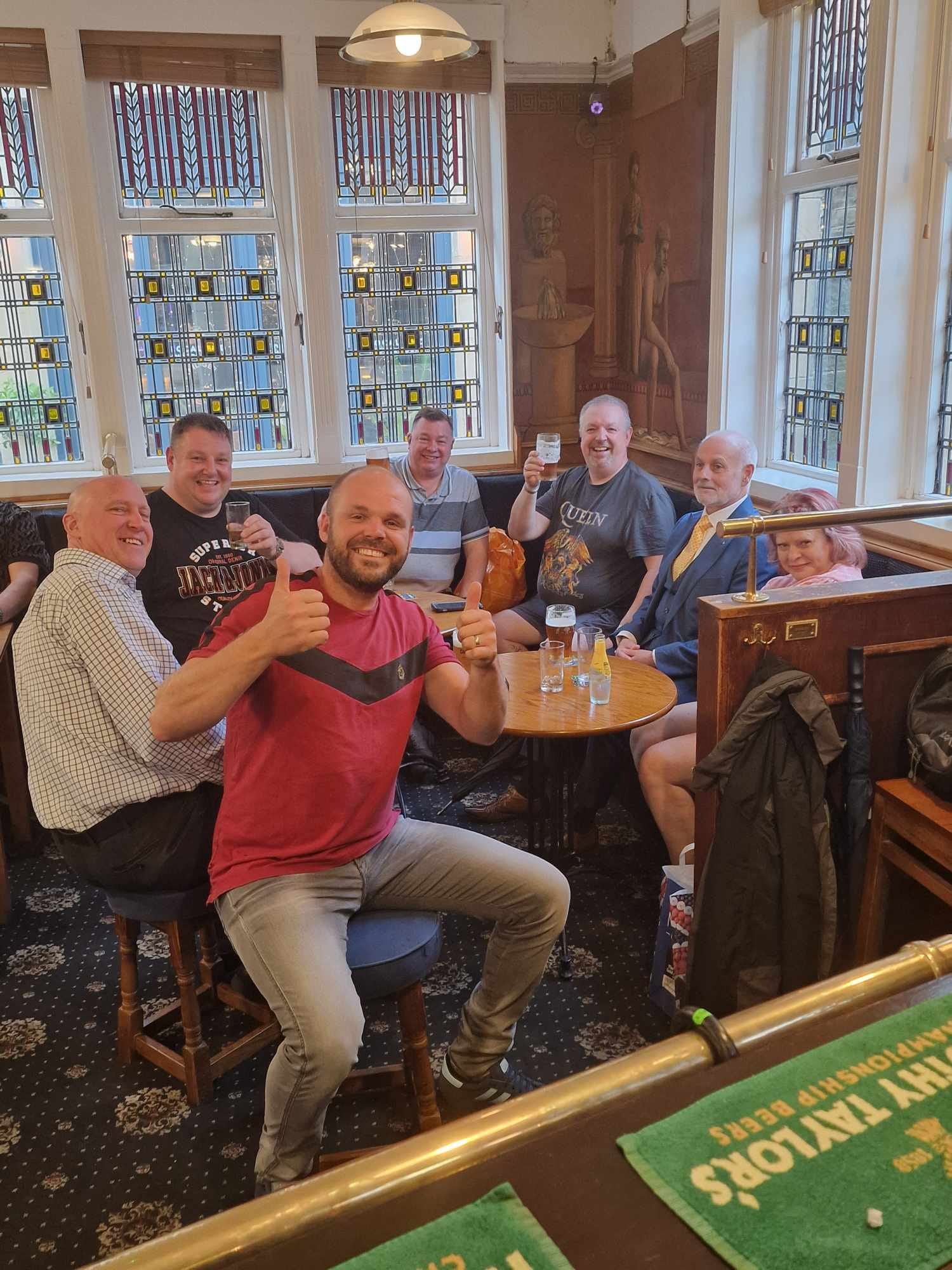 Just a bunch of guys having fun